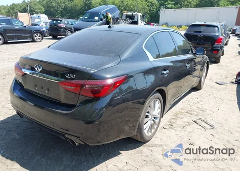 2019 Infiniti Q50 3.0T Luxe из США, поврежденный, VIN JN1EV7AR3KM554578